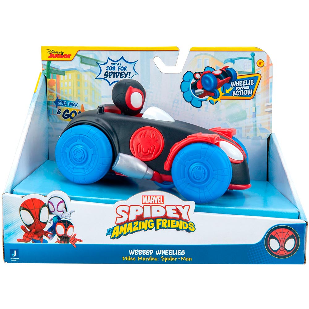 Изображение Машинка инерционная SPIDEY Pull Back Vehicle Spinn Майлз Моралес (SNF0017)