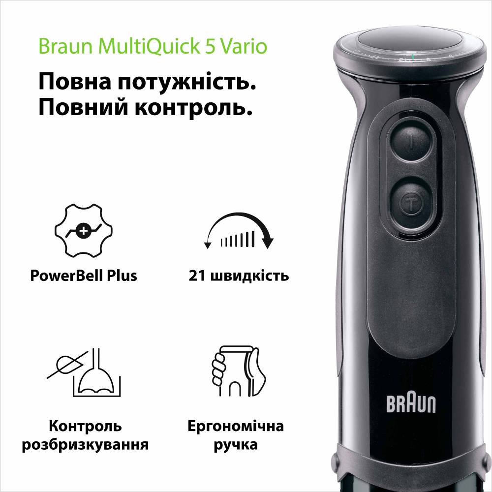 Блендер BRAUN MQ5237BK Измельчитель 0.5