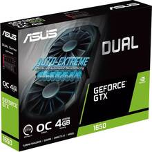 Видеокарта ASUS GeForce GTX 1650 GDDR6 OC DUAL 4GB 128bit 1410/12000MHz  (90YV0GX8-M0NA00)