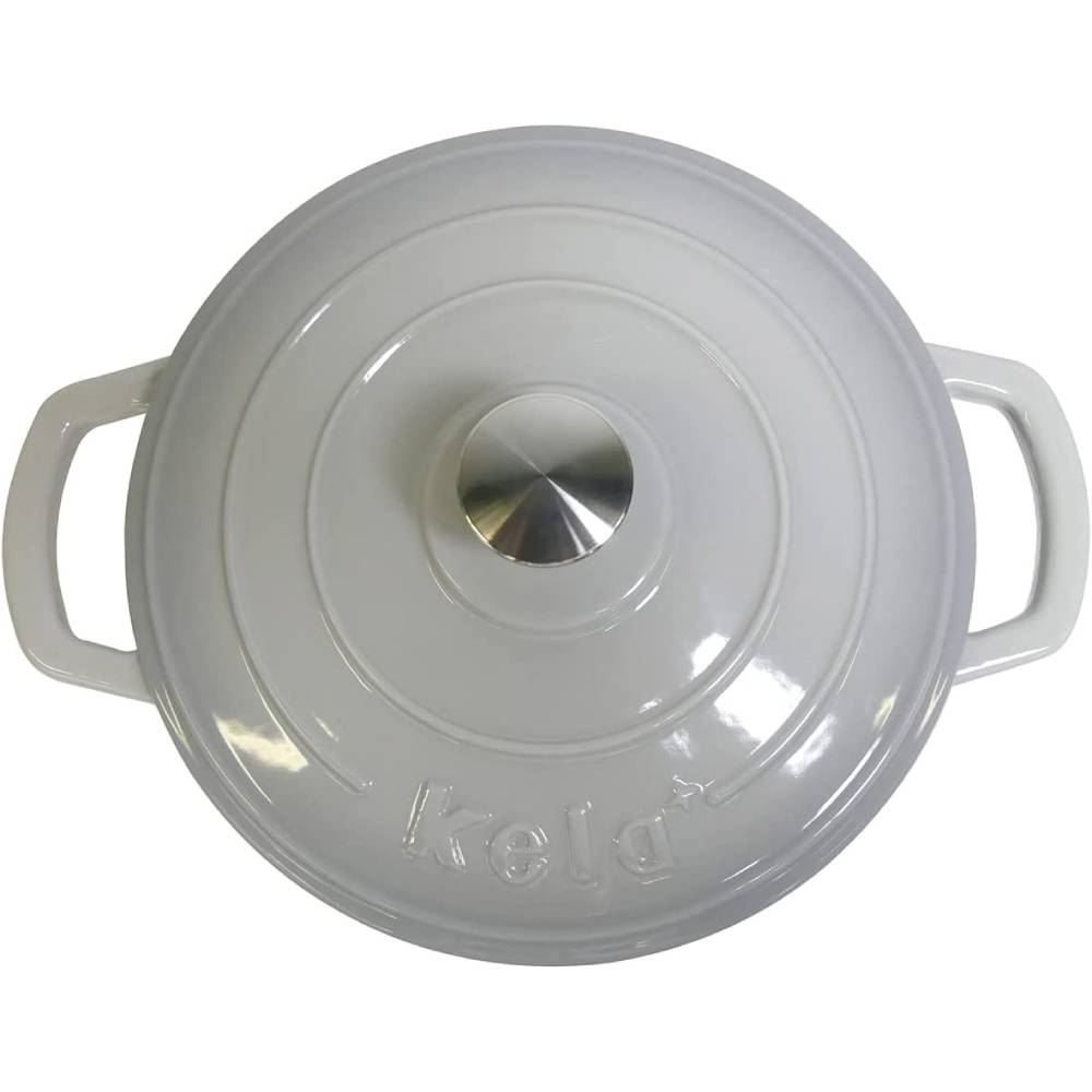 Каструля KELA Calido 4.6 л Grey (12607) Матеріал каструлі чавун