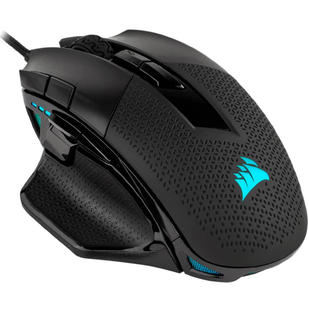 Мышь CORSAIR Nightsword RGB Tunable FPS/MOBA USB Black (CH-9306011-EU) Тип подключения проводное