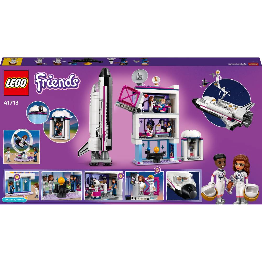 Покупка Конструктор LEGO Friends Космическая академия Оливии 757 деталей (41713)