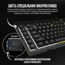 Клавиатура CORSAIR K55 RGB Pro Black (CH-9226765) USB