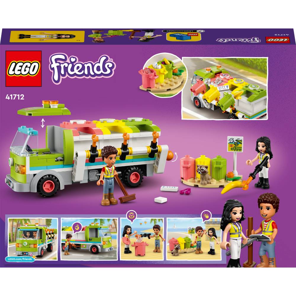 Конструктор LEGO Friends Вантажівка для переробки відходів 259 деталей (41712) Тип транспорту вантажівка