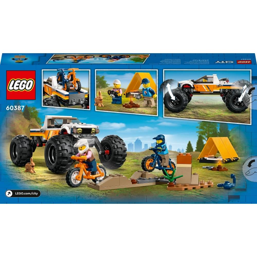 Конструктор LEGO City Пригоди на позашляховику 4x4 (60387) Тип класичний