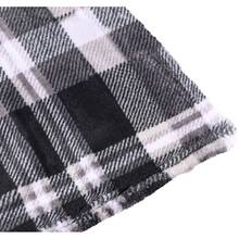 Плед ARDESTO Flannel 160 х 200 см Клітка Сіра (ART0101PB)