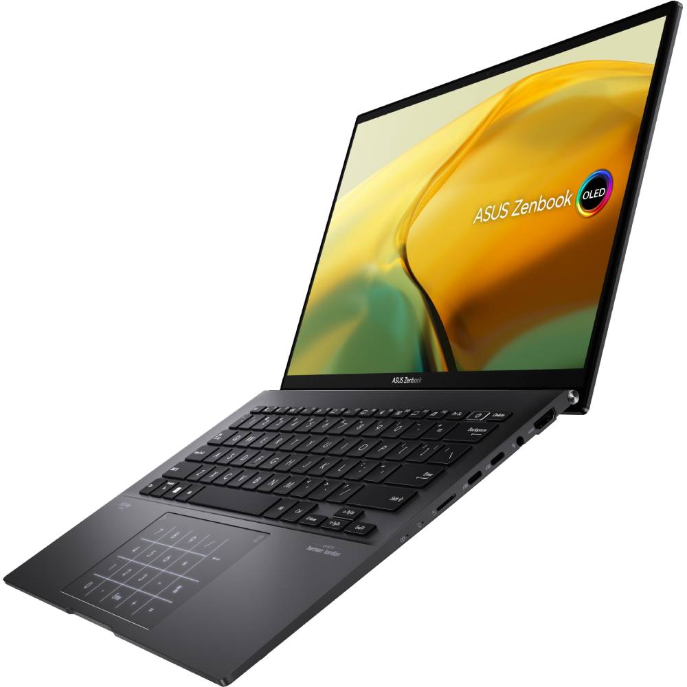 Внешний вид Ноутбук ASUS Zenbook 14 OLED UM3402YA-KM191W Jade Black (90NB0W95-M012K0)