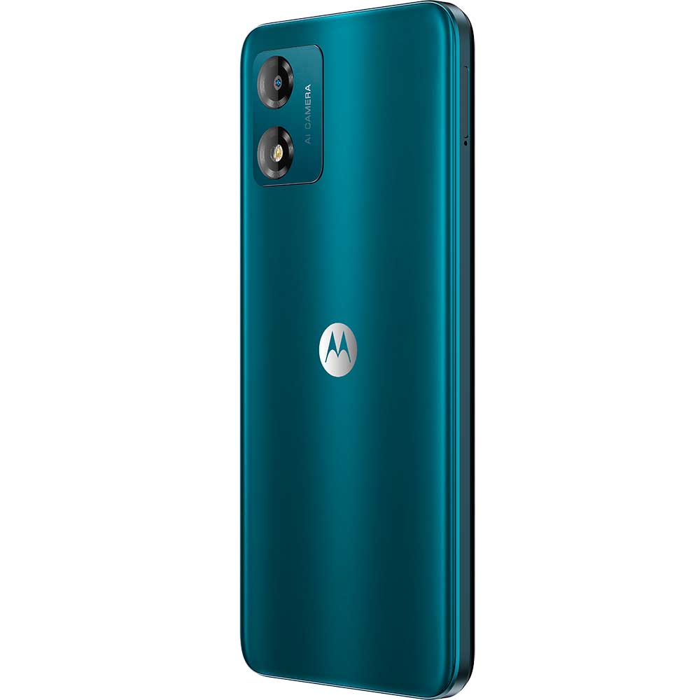 Зовнішній вигляд Смартфон Motorola E13 2/64GB Dual Sim Aurora Green