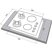 Варильна поверхня FREGGIA HC622VGB