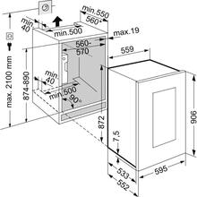 Встраиваемый винный шкаф LIEBHERR EWTgw 1683