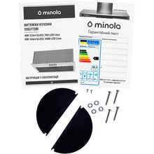 Витяжка MINOLA HBI 5664 WH GLASS 1000 LED Line