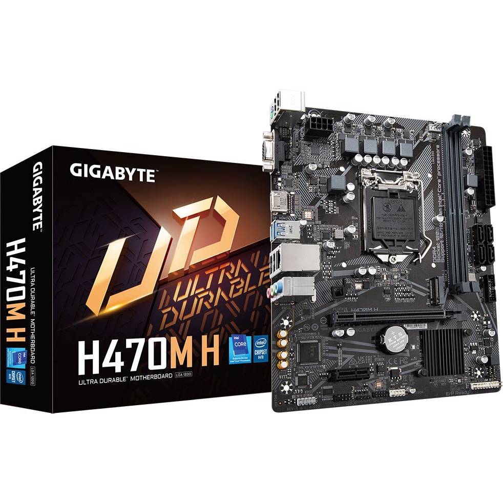 Материнская плата GIGABYTE H470M H Чипсет Intel H470