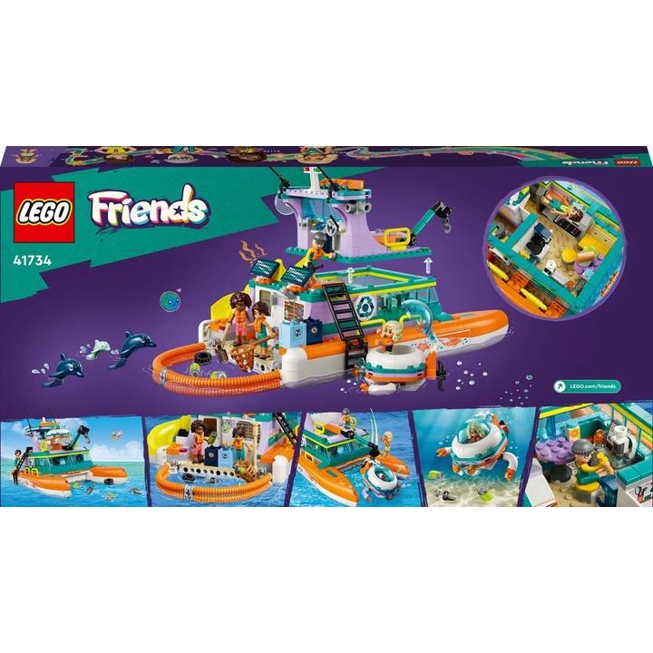 Покупка Конструктор LEGO Friends Лодка морской спасательной бригады 717 деталей (41734)