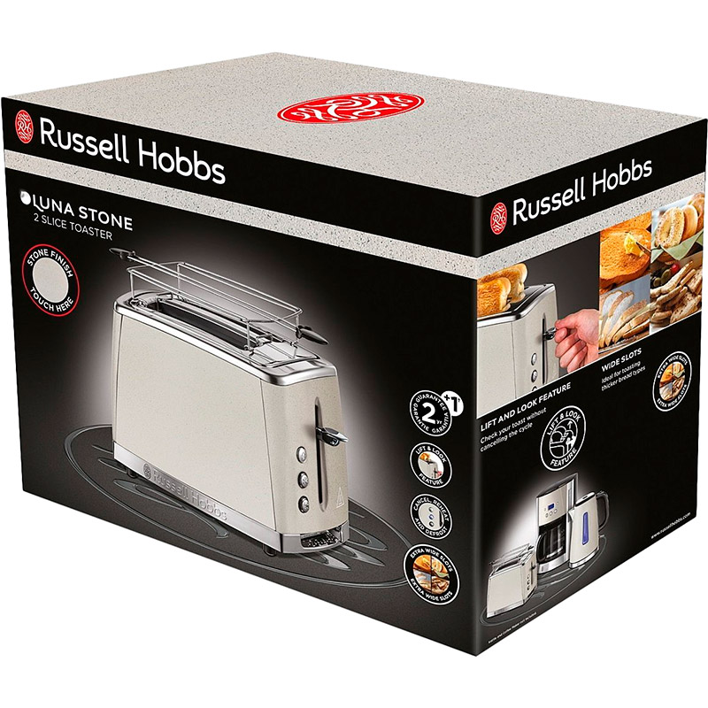 Покупка Тостер RUSSELL HOBBS Luna Stone 2 Slice Beige (26970-56)