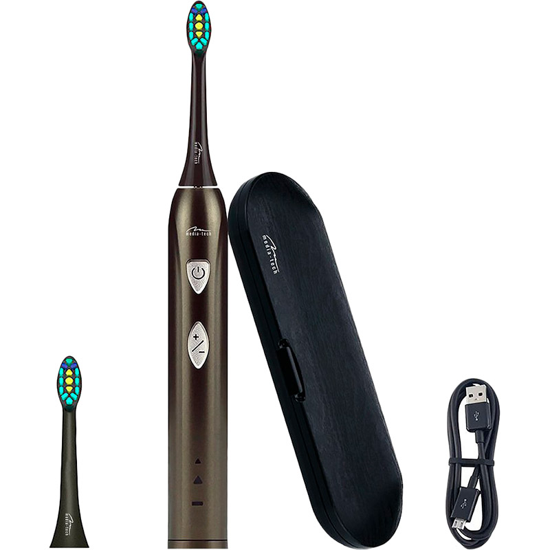 Зубна щітка MEDIA-TECH SONIC WAVECLEAN Black (MT6510) Тип електрична зубна щітка