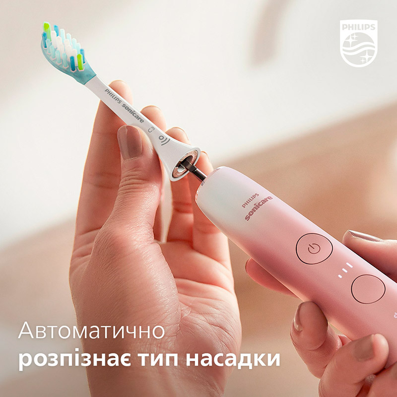 Фото 16 Зубна щітка PHILIPS Sonicare DiamondClean Gradient Pink White (HX9911/84)