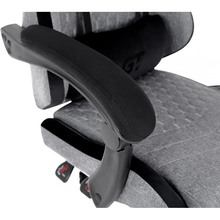 Кресло GT RACER X-2324 Fabric Gray/Black Suede