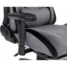 Крісло GT RACER X-2534-F Fabric Gray/Black Suede