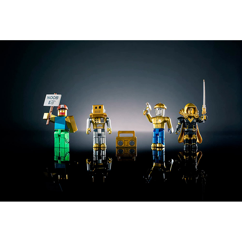 Покупка Ігровий набір ROBLOX Four Figure Pack Icons 15th Anniversary Gold Collector's Set (ROB0527)