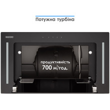 Витяжка ELEYUS GEMINI 700 LED 52 BL