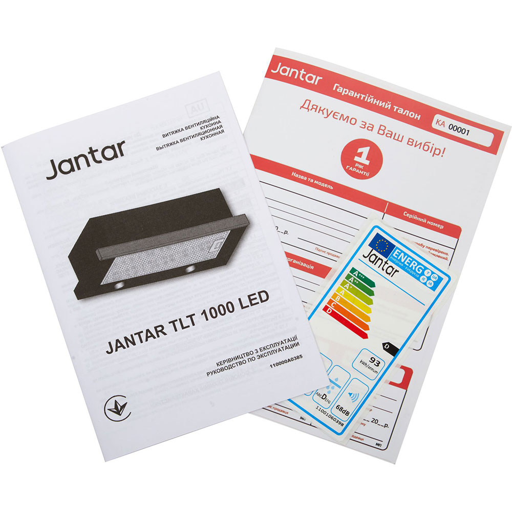 Зображення Витяжка JANTAR TLT 1000 LED 60 BL