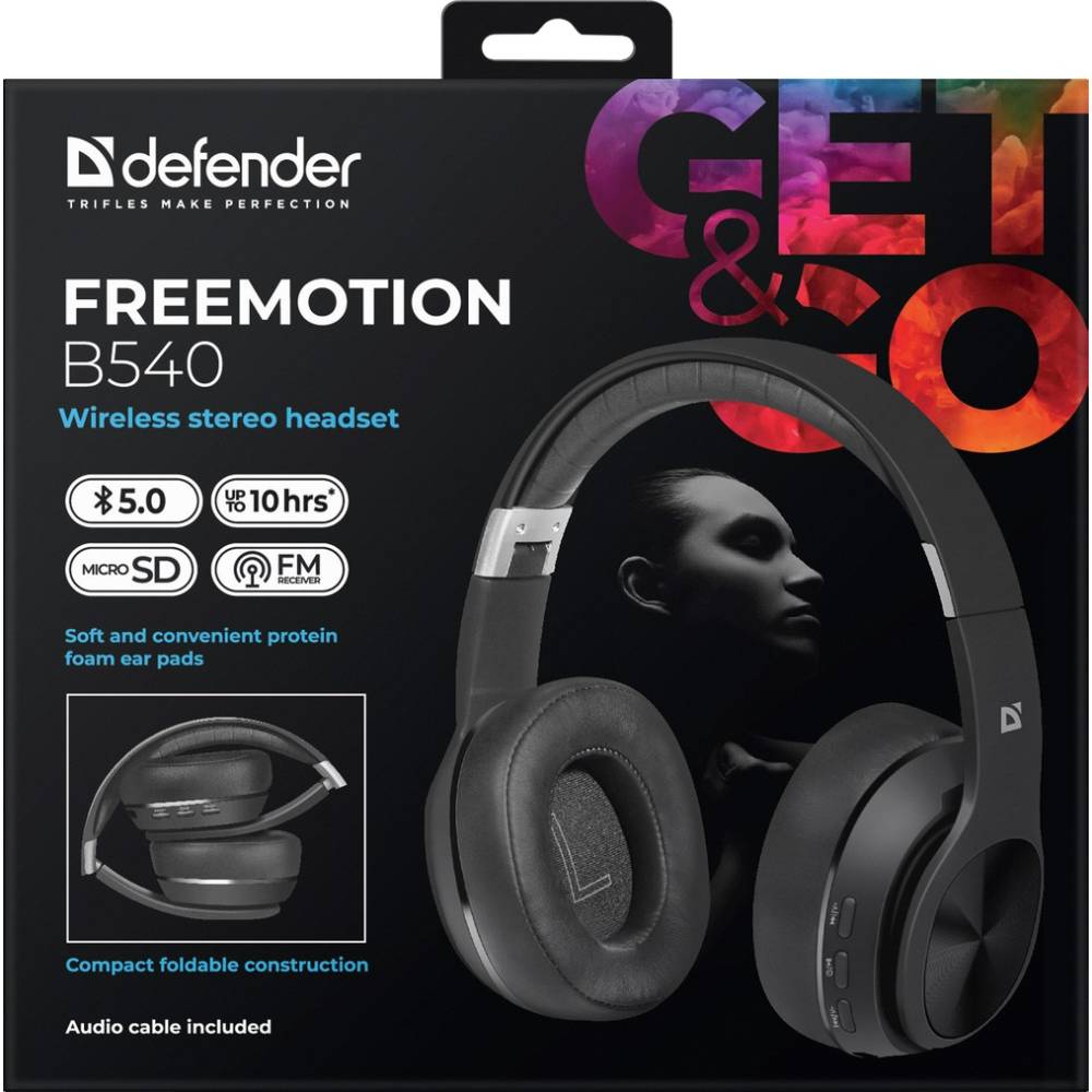 Покупка Гарнітура DEFENDER FreeMotion B540 Black (63540)