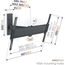 Кронштейн Vogels TVM 1623 Black (1816230)