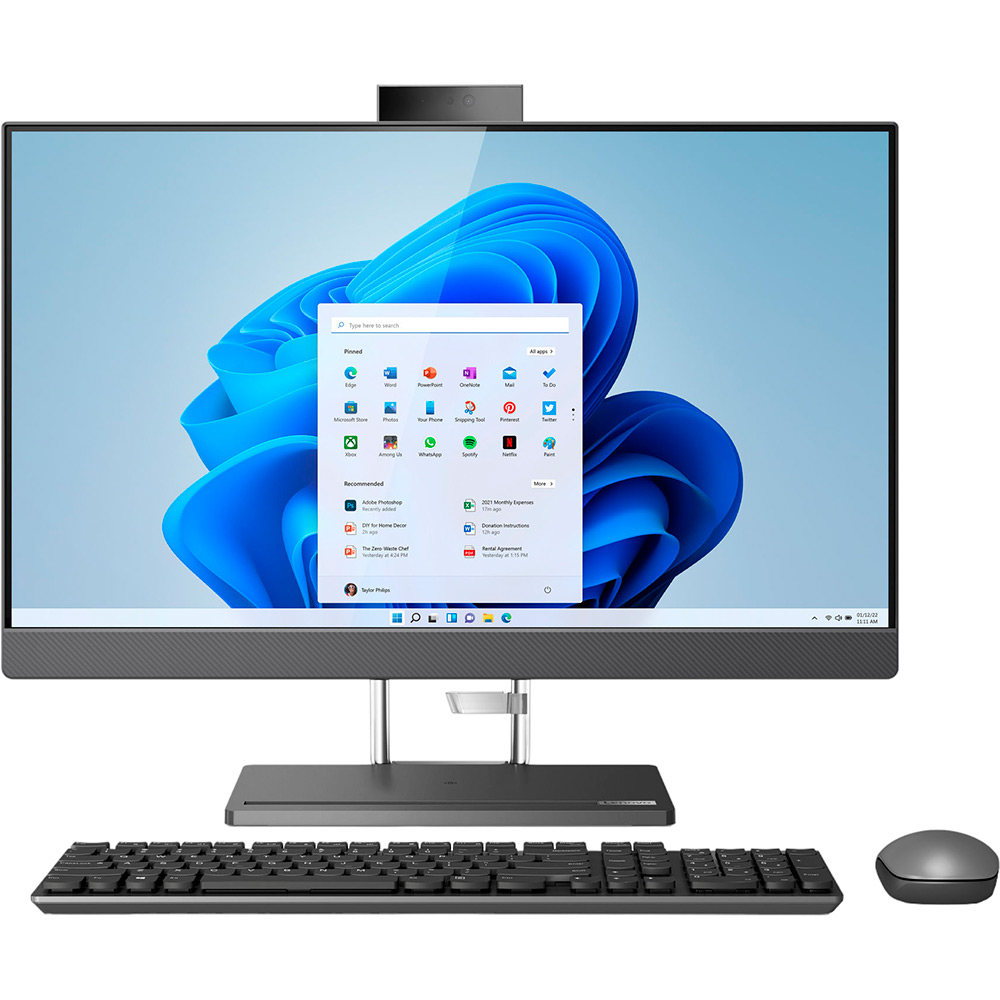 Изображение Моноблок LENOVO IdeaCentre AIO 5 27IAH7 Stormy Gray (F0GQ009EUA)