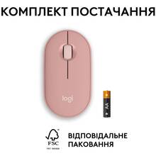 Миша LOGITECH Pebble Mouse 2 M350 Pink (L910-007014)