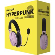 Гарнітура HATOR Hyperpunk 2 Wireless Tri-mode Black/Lilac (HTA-859)