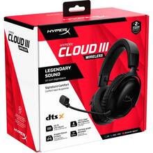 Гарнитура HYPERX Cloud III WL USB-A/USB-C Black (77Z45AA)