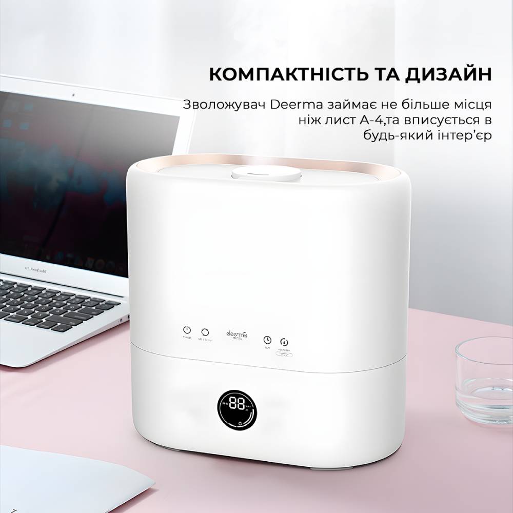 Покупка Зволожувач повітря DEERMA Humidifier 4.5L White DEM-ST636