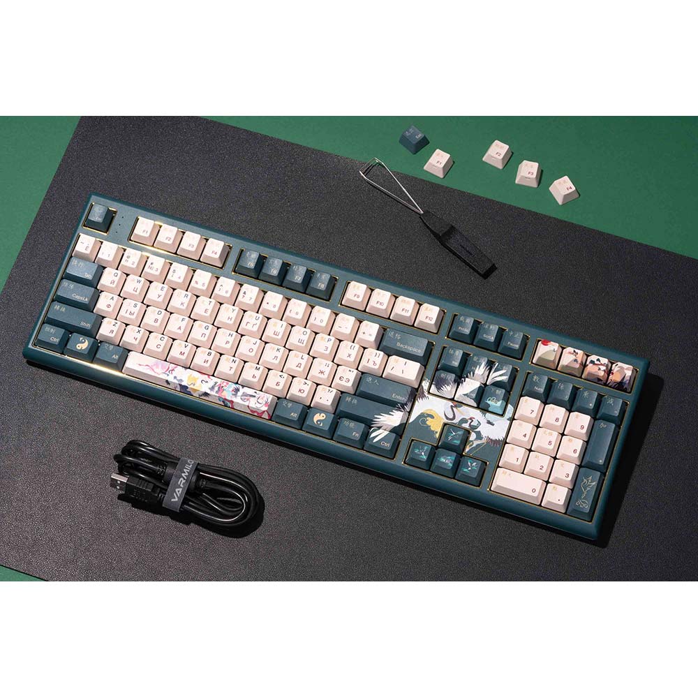 У Фокстрот Клавіатура VARMILO VBS108 Crane Cherry Mx Brown (A03A037A2A0A17A031)