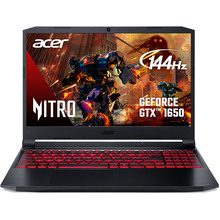 з відеокартою GeForce GTX 1650 Ноутбук Acer Nitro 5 AN515-45-R69H Shale Black (NH.QB9EU.00V)