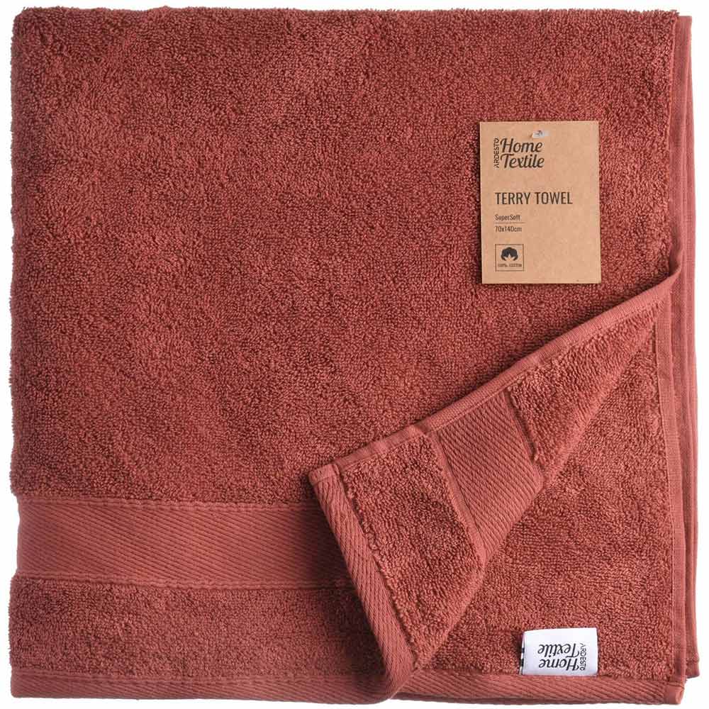Рушник ARDESTO SuperSoft 70х140см Terracotta (ART2270RT) Вид один предмет