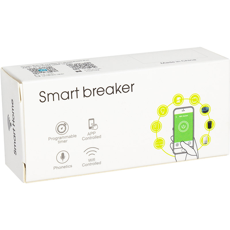 Розумний вимикач TUYA Wi-Fi HS081355 Тип управління смартфон