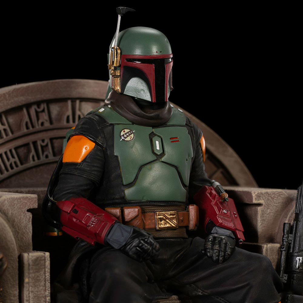 Фігурка IRON STUDIOS STAR WARS Boba Fett on Throne (LUCSWR45621-10) Для кого універсально