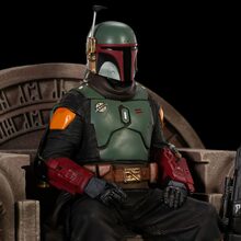Фігурка IRON STUDIOS STAR WARS Boba Fett on Throne (LUCSWR45621-10)