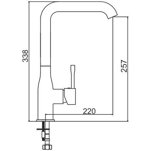 Внешний вид Смеситель INTERLINE Loft new Gray (2468101086721)