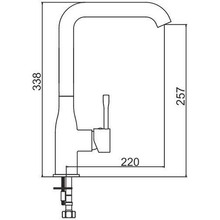 Смеситель INTERLINE Loft new Gray (2468101086721)