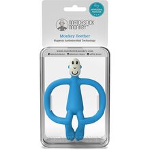 Прорезыватель MATCHSTICK MONKEY Обезьянка 11 см Blue (MM-ONT-017)