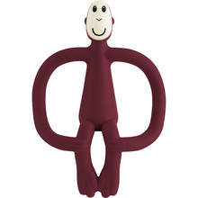 Прорезыватель MATCHSTICK MONKEY Обезьянка 10.5 см Burgundy (MM-T-012)