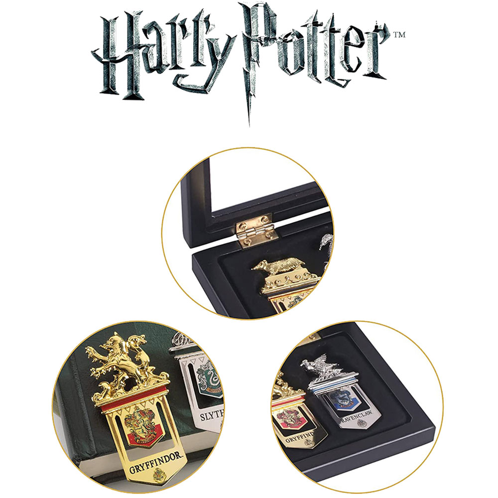 Закладки NOBLE COLLECTION HARRY POTTER Hogwarts Bookmarks (NN7039) Количество деталей 5