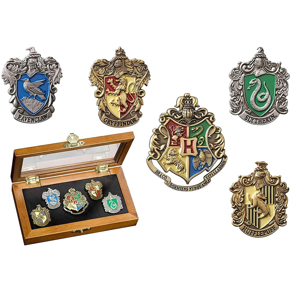 Набор значков NOBLE COLLECTION HARRY POTTER Hogwarts House (NN7374)