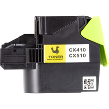 Картридж POWERPLANT Lexmark CX310/CX410/CX510 YL (з чипом) (PP-TFL276Y)