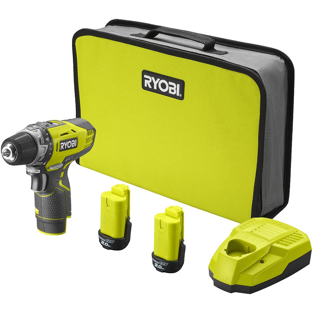 Дриль-шуруповерт RYOBI ONE+ R12DD-220S (5133005063) Тип акумулятора Li-Ion