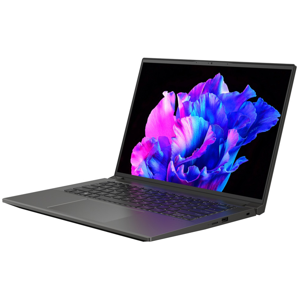 Зовнішній вигляд Ноутбук ACER Swift X SFX14-71G-789M Steel Grey (NX.KEVEU.005)