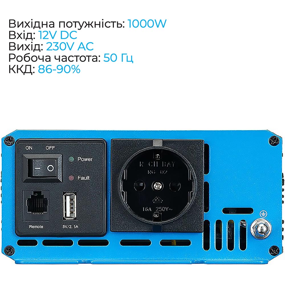 Инвертор ECTIVE SI 10 Входное напряжение 12