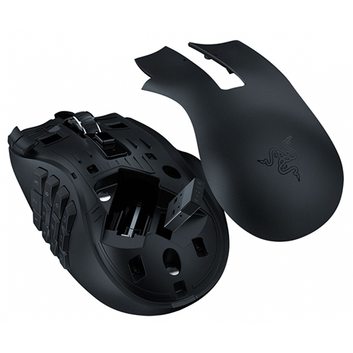 Миша RAZER Naga V2 Hyperspeed (RZ01-03600100-R3G1) Бездротове підключення Bluetooth + RF