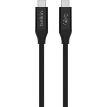 Кабель BELKIN USB4 USB-C-USB-C 40Gbps 100W 0.8м Black (INZ001BT0.8MBK)